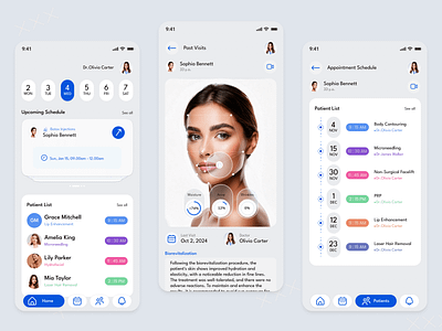 Cosmetology App | Management UI/UX app dashboard design mobille app ui uiuxdesign ux webdesign