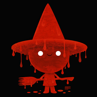 Witch affinity designer character design halloween kawaii tweedlebop witch