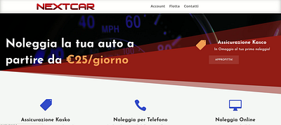 Nextcar booking booking site car renting cars ecommerce renting web web design website wordpress