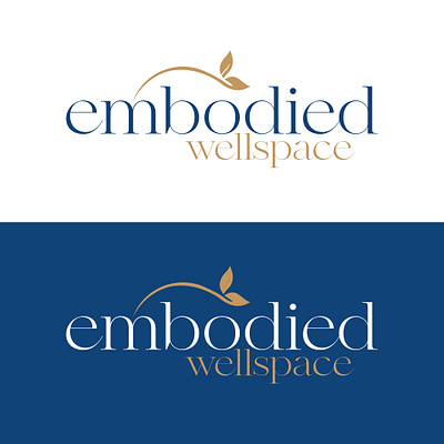 Embodied Wellspace logo design.