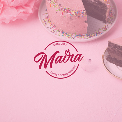 Maria's Cakes n Confectionery Visual Identity Design branding graphic design logo