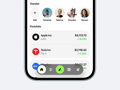 Swiftz Financial App app clean design finance financial minimalist ui ux