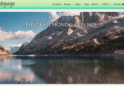 Voyage agency blog conversational form travel travel blog web design