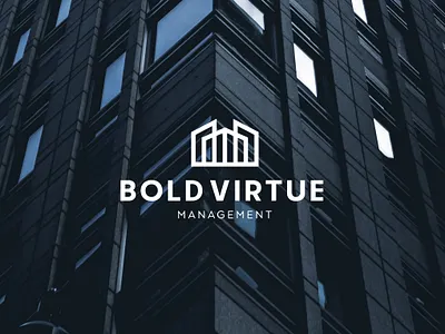 Logo for Bold Virtue - Property bold branding building business creative elegant financial font stylized graphic design illustration investment lawyer logo management photoshop professional property real estate vector virtue