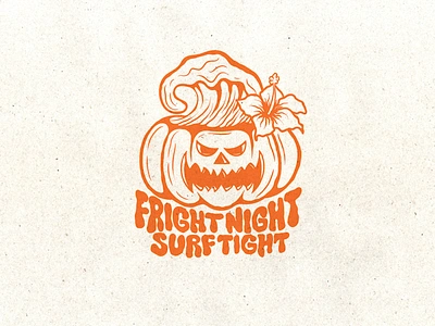 Halloween Surfing Art concept graphic design halloween halloween art halloween surfing illustration jack october 31 pumpkin surf surf illustration surfing wave waves