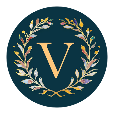 Victory Laurel company logo. graphic design logo