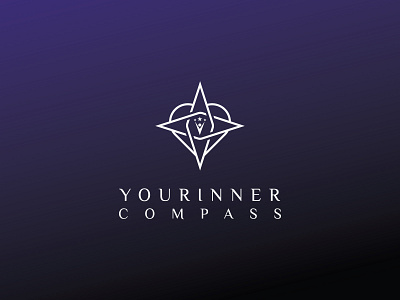 Your Inner Compass Logo Design(Unused) branding compass heart logo compasss logo design graphic design graphicsdesign hearts hearts compass logo logo logo branding logo design logodesign minimal logo modern logo