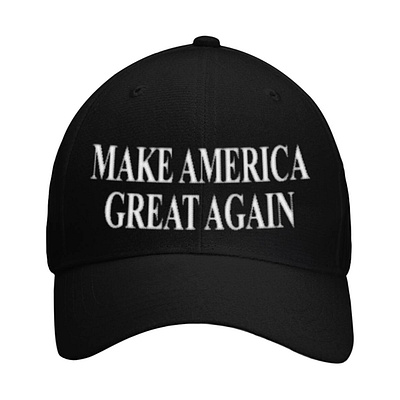 Dark MAGA Hat design illustration