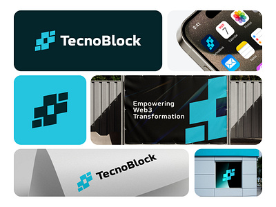 TecnoBlock Logo | Tech Logo , Web3 Logo, Modern Web Logo app design app logo branding business logo design minimal logo modern logo software logo tech logo ui web3 logo website logo