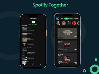 Spotify Together ui ux