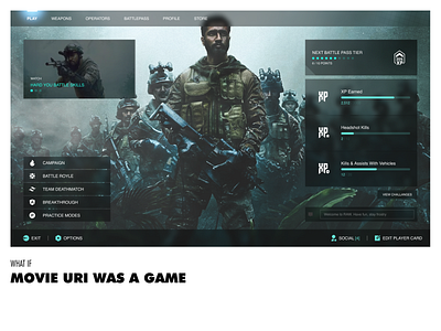 Game Lobby campaign game interface lobby pc game playstation ui uri xbox