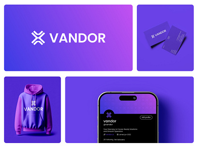 Vandor - Digital Branding Implementation app app icon branding branding implementation design finance logo graphic design illustration logo logo design minimal modern logo modern minimalist logo social media typography v v logo vector web analytics