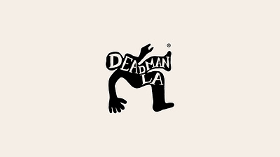 DEADMAN LA branding cosmodrome art dead design graphic design illustration la logo logofolio logotype los angeles malina cosmica man modern portfolio retro sale usa vector vintage