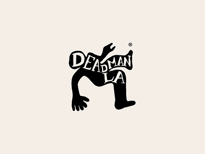 DEADMAN LA branding cosmodrome art dead design graphic design illustration la logo logofolio logotype los angeles malina cosmica man modern portfolio retro sale usa vector vintage