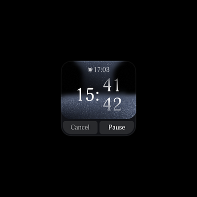 Timer Widget — IOS Widget Challenge Day 3 ios ui ux widget