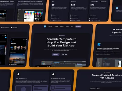 Native - Website Sections design design for landing page design for web design for website digital design landing page landing page ui landing page ui design marketing website ui marketing website ui design product design ui ui design for website ui for website web design web ui web ui design website landing page website ui website ui design