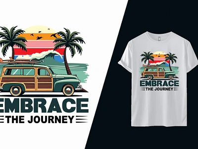 Embrace the Journey T-shirt Design adobe illustrator graphic design illustration journey tshart