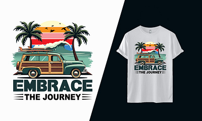 Embrace the Journey T-shirt Design adobe illustrator graphic design illustration journey tshart