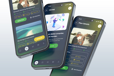AI Date Planner App ai date plan ai date planner app ai service app app design app ui ux date plan app ui ux date planner app dating app planning app ui ux user interface user interface design