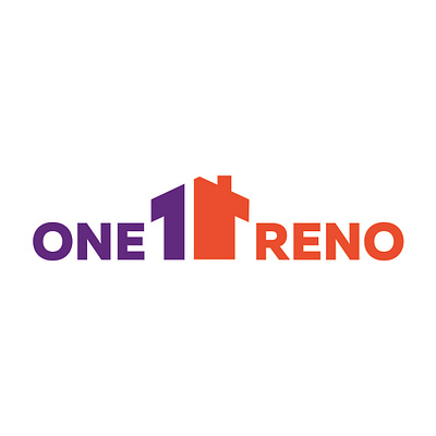 Logo Design for One Home Reno logo design ohr one home reno one home reno logo