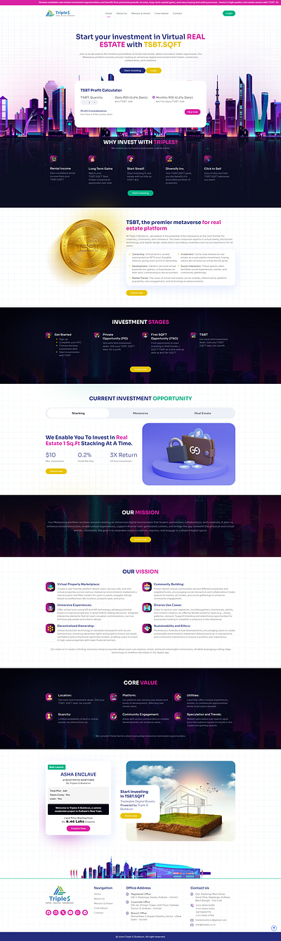 TSBT - Website UI Design branding graphic design logo ui