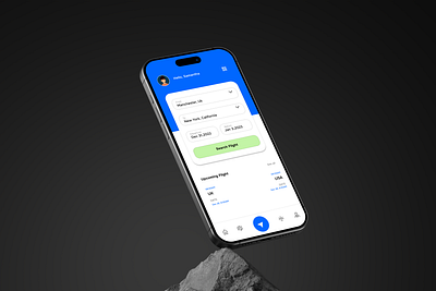 Flight Booking App UI branding design graphic design minimal typography ui ux