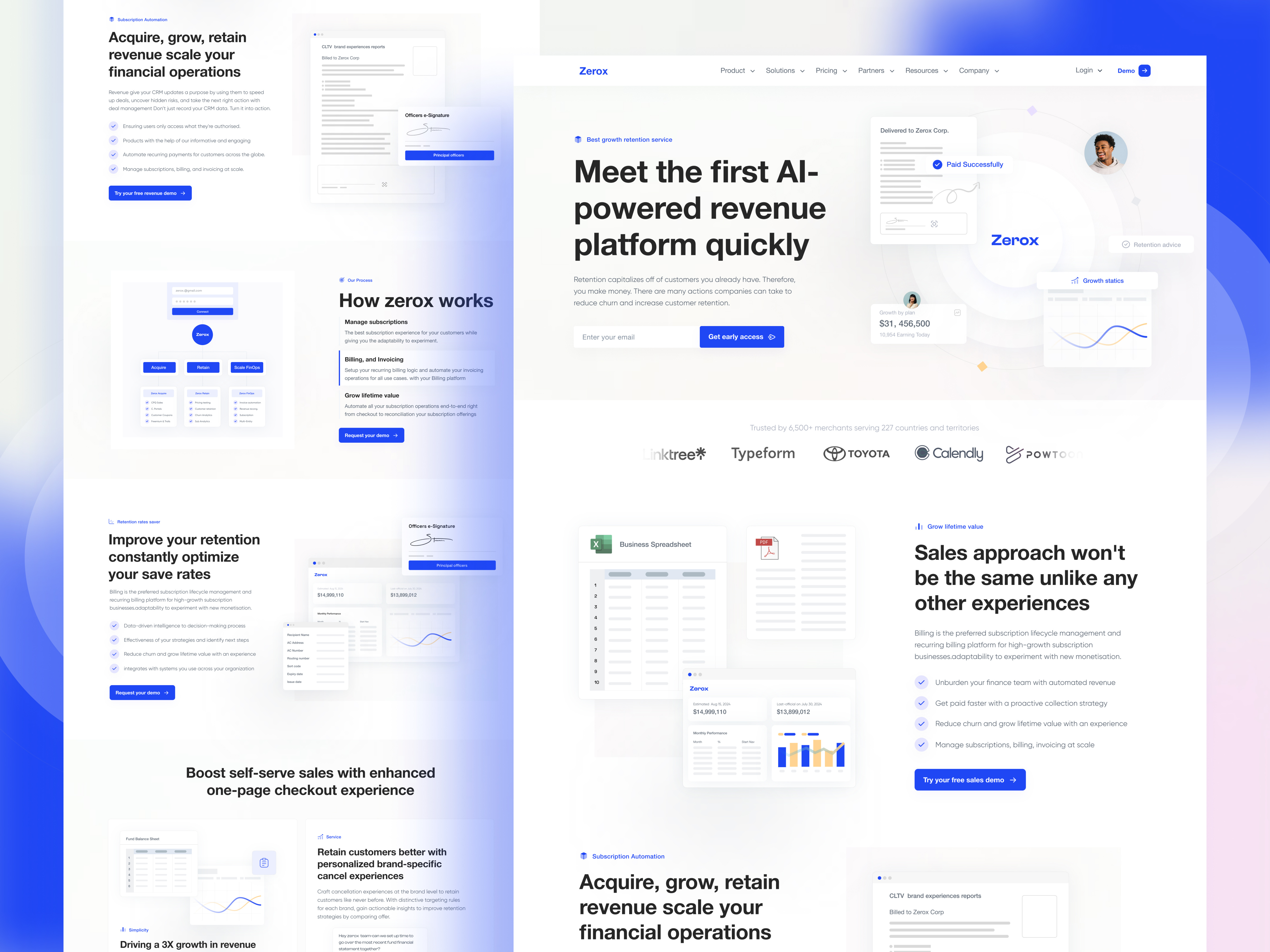Example of Saas Website / Web Design (10 Pages)
