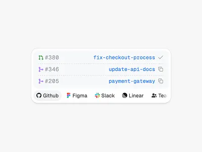 Workflow toolbar component design ui widget