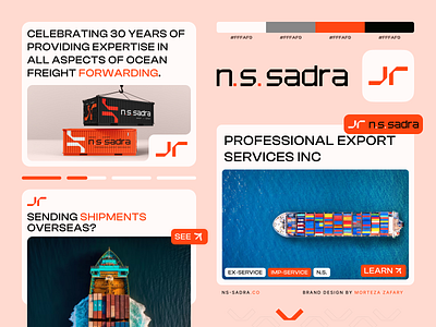 SADRA Logo - Export & Import branding design logo