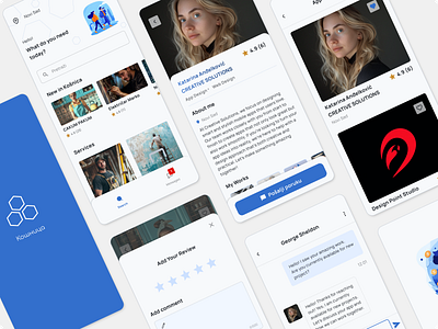 Košnica : local services - Customer Side appdesign figma logo design product design uxui design