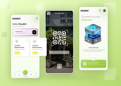 Smart Home Security: Control & Protect with Ease app ui dashboard ui design system digital interface door lock control home automation interactive design mobile app design real time monitoring responsive ui smart lock system uiux user centered design user experience visual design wireframes