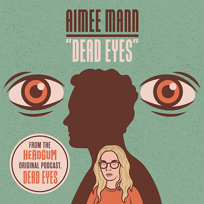 AIMEE MANN "DEAD EYE"- VINYL COVER album album art album cover band band art design graphic design illustration illustrator music musician record record cover