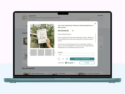 Online Shop - Make an Order design online shop product detail shop online ui web