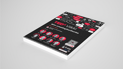 Event Poster for TEDx Viikki Helsinki event event poster flyer graphic design marketing ted tedx tedxviikki