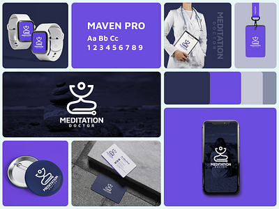 Medical Healthcare Visual Identity, Brand Identity, Doctor logo branding logo