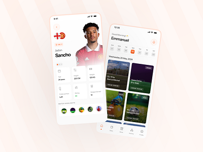 Offside • Design Shots design designs football sancho sport ui uiux web web design