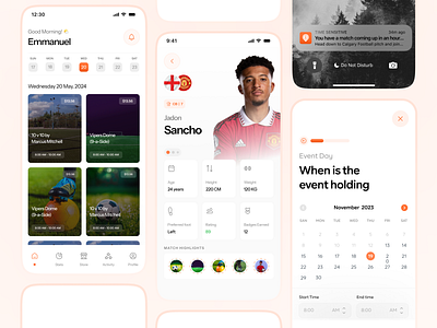 Offside • Design Shots app designs football mobile app mobile design soccer sport ui uiux