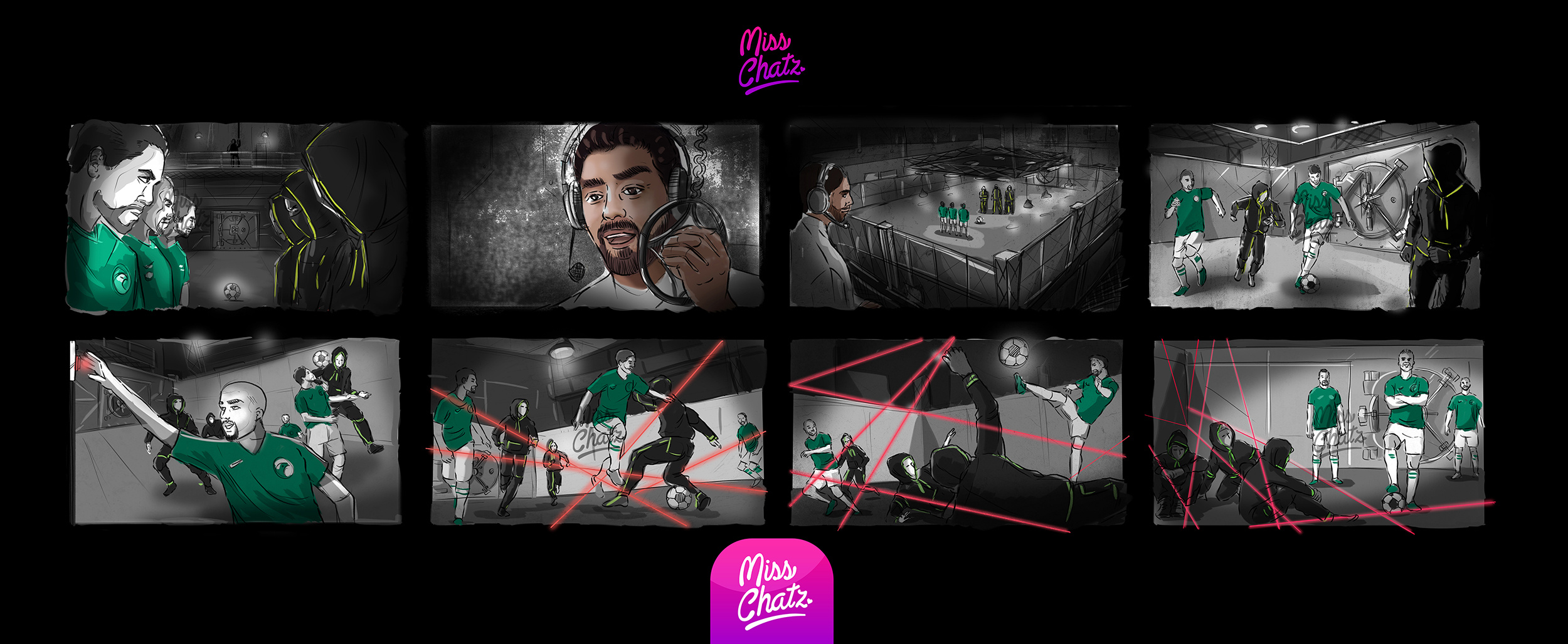 Example of Storyboard Illustrations