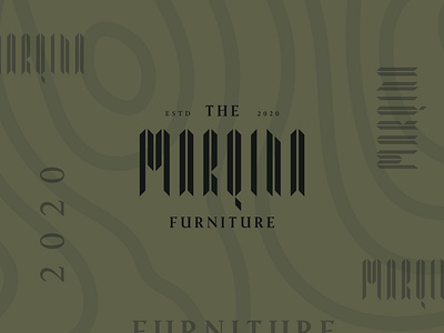 MARQINA Logo Mark brand brand identity brand mark furniture brand furniture logo identity identity design logo mark minimal logo modern branding modern logo