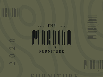 MARQINA Logo Mark brand brand identity brand mark furniture brand furniture logo identity identity design logo mark minimal logo modern branding modern logo