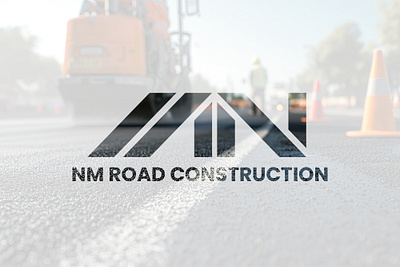 Road Construction Company Logo Design mark