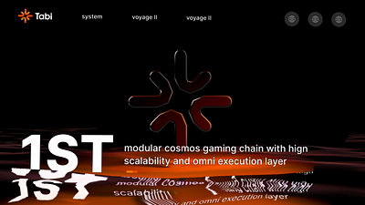 tabi web redesign 3d animation ui web3