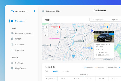 Car Rent Dashboard Concept Design car company car rent daily ui dashboard dashboard design desktop ui user experience user interface web design website