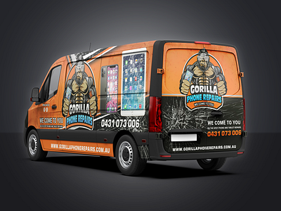 Mobile Repair Van Wrap I Car Wrap 3d animation branding car design car sticker car wrap corporate design graphic design illustration logo mobile motion graphics repair sticker design suv truck wrap van van wrap vehicle wrap