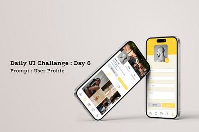 🚀 Daily UI Challenge: Day 6 📱 User Profile UI