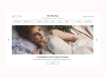 Wedding Planner Website ui