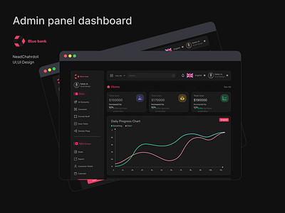 ✦Admin Panel Dashboard Design✦ admin app branding dashboard design graphic design illustration logo panel typography ui uiux ux vector web