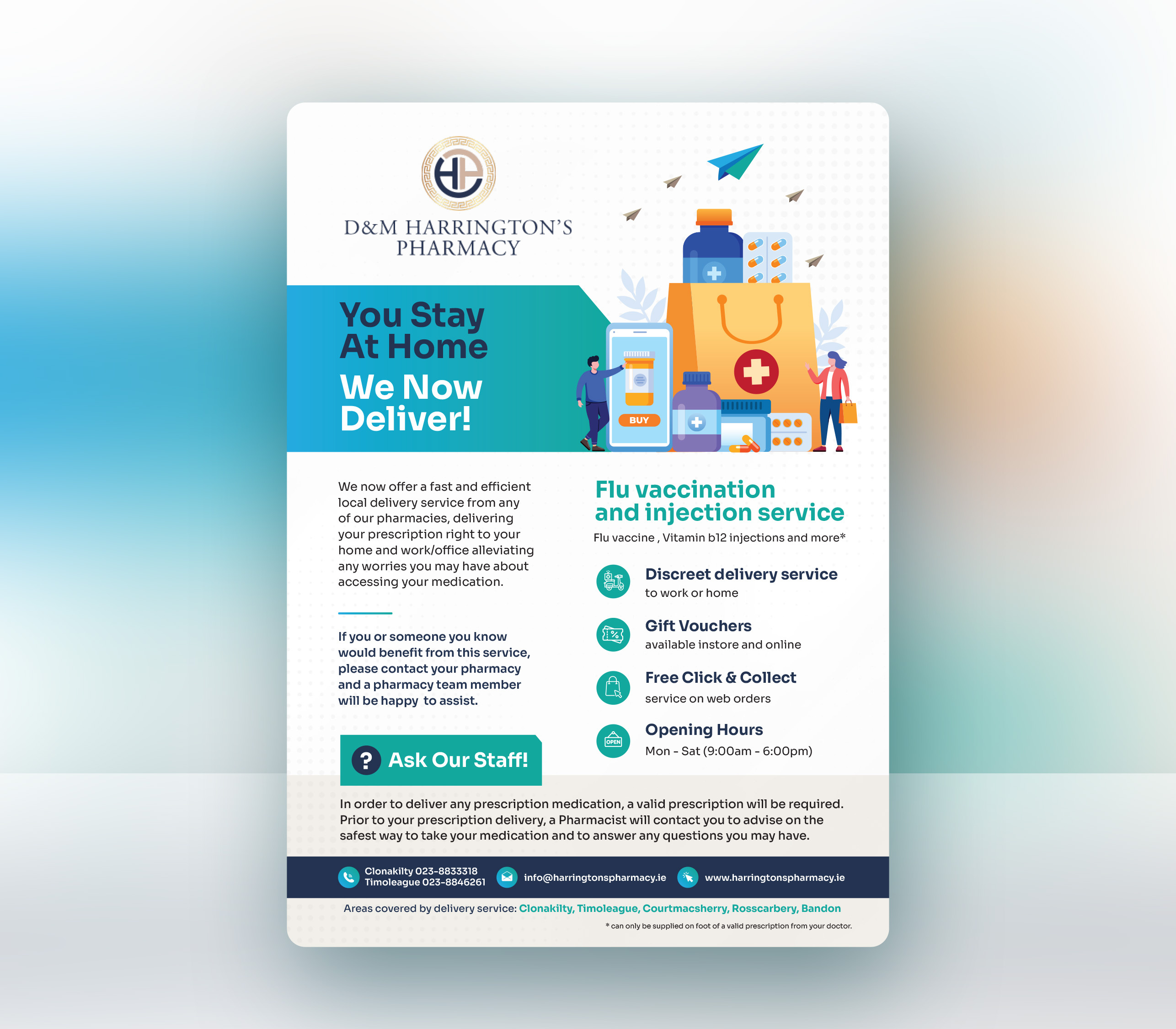 Example service media