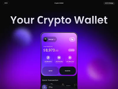 Crypto mobile app wallet bank app cpypto app crypto crypto app crypto design crypto exchange exchange app finance app fintech nft nft app wallet design