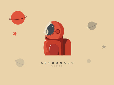 Astronaut Dream Illustration art astronaut dream graphic design illustration space